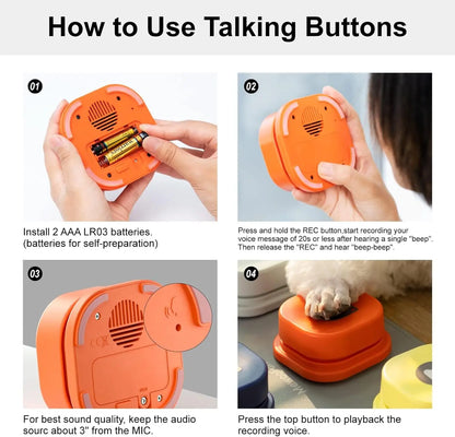 Communication Buttons for Dogs