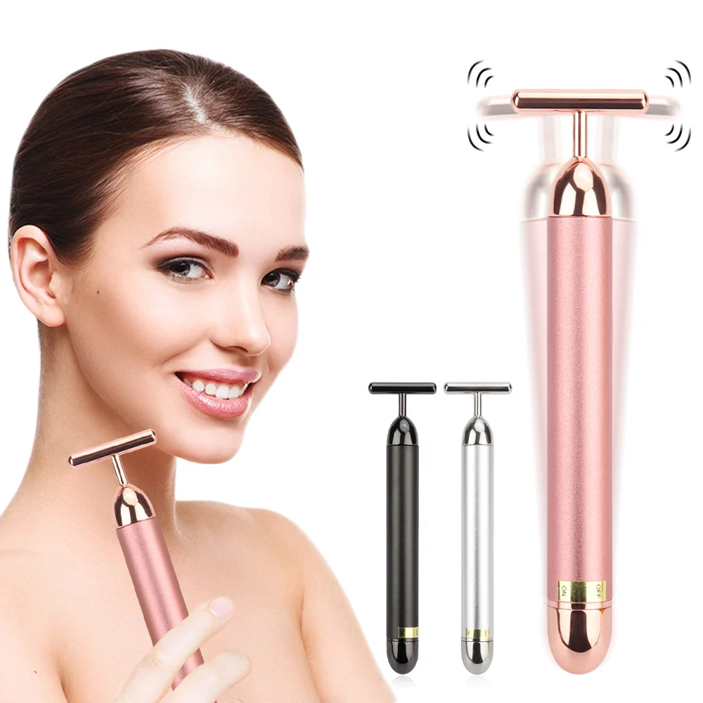 Roller Vibrating Facial Massager