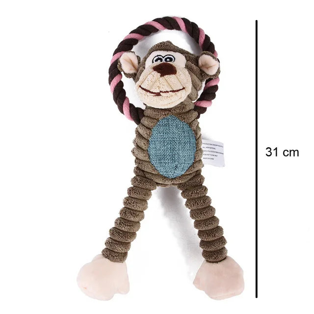 Squeaky Plush Dog Toy