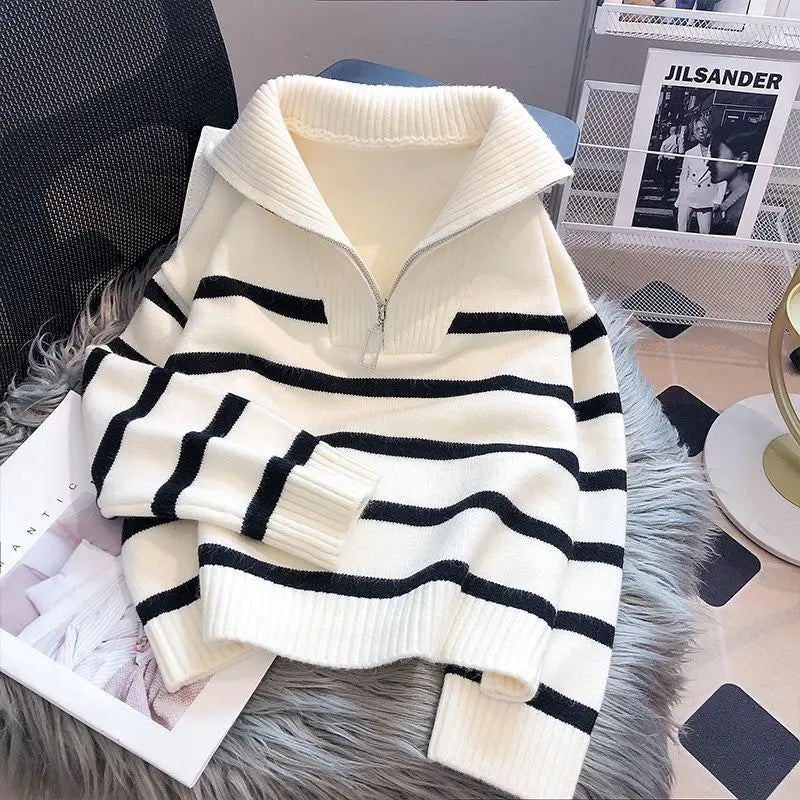 Pullover Striped Sweater