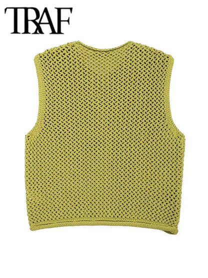 Chic Knitting Vest Sweater