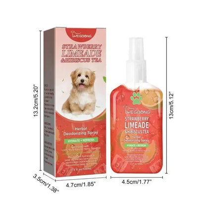 Pet Deodorization Spray - Strawberry Limeade Hibiscus Tea