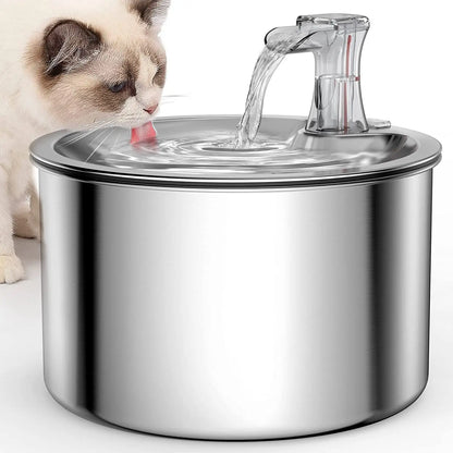 Stainless Steel Automatic Pet Water Fountain