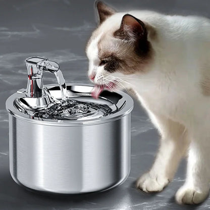 Stainless Steel Automatic Pet Water Fountain