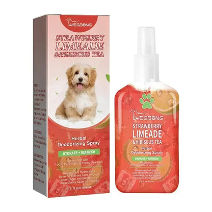 Pet Deodorization Spray - Strawberry Limeade Hibiscus Tea