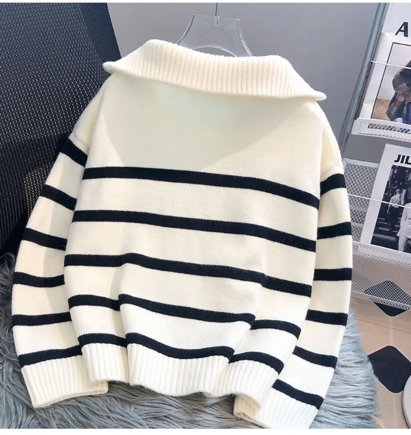 Pullover Striped Sweater