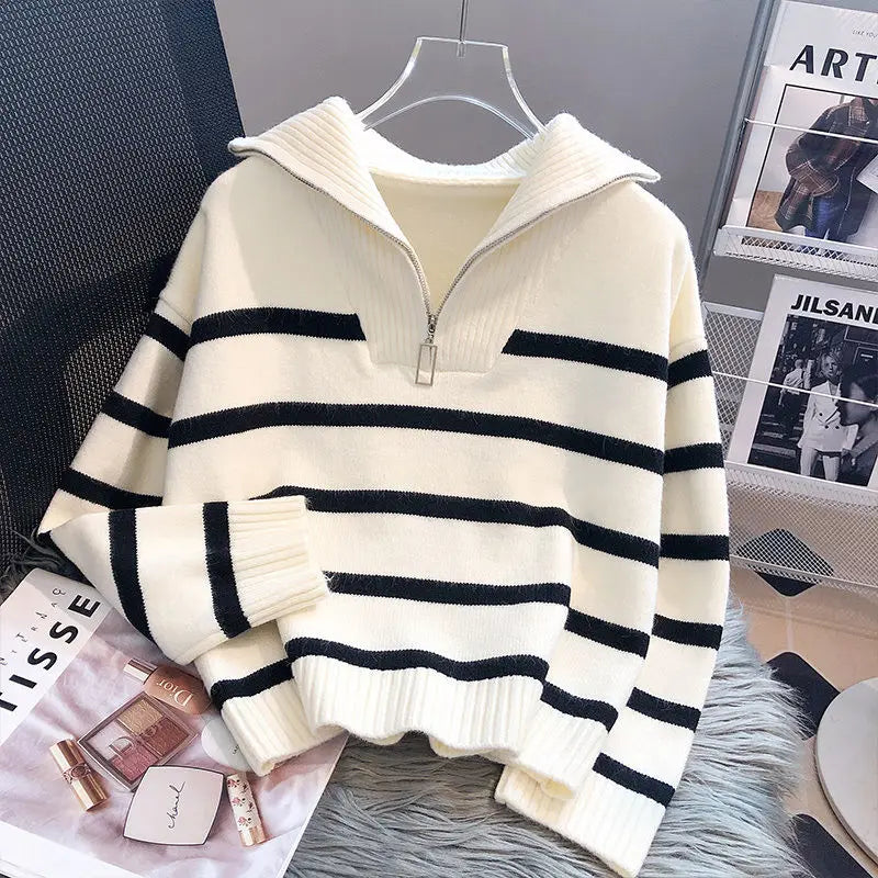 Pullover Striped Sweater