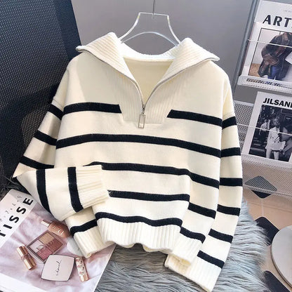 Pullover Striped Sweater